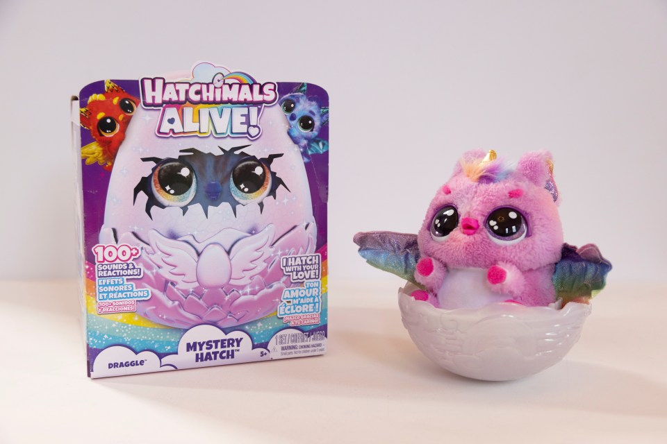 Hatch this egg to find adorable cuddly toy