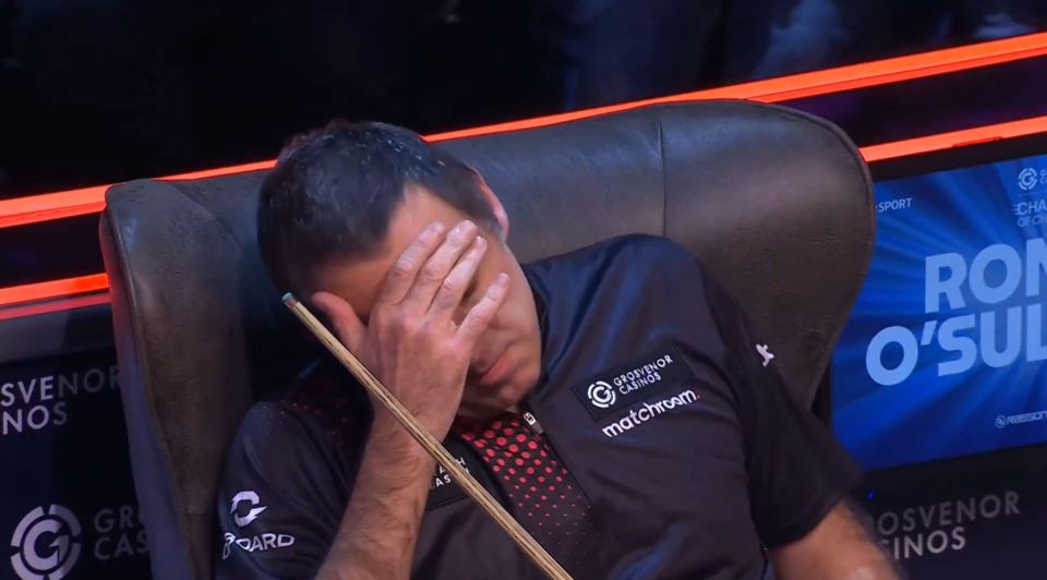 Ronnie O'Sullivan has crashed out of the Champion of Champions