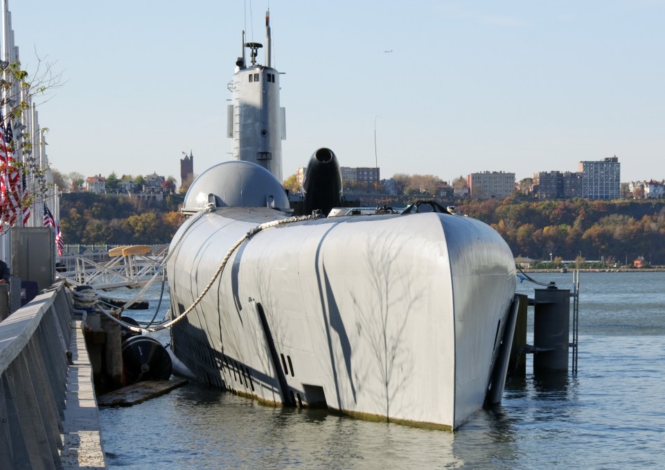 A group of avid fishermen were left in shock after they managed to catch a 7,800 ton US navy nuclear-powered submarine