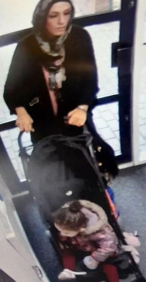 CCTV shows missing mum Aleena and her daughter Saharah