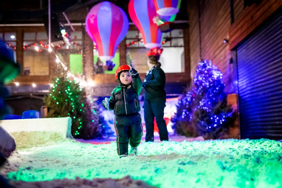 Located in Tamworth, near Birmingham, the indoor attraction will have 1,000 tonnes of real snow and 450 Christmas trees