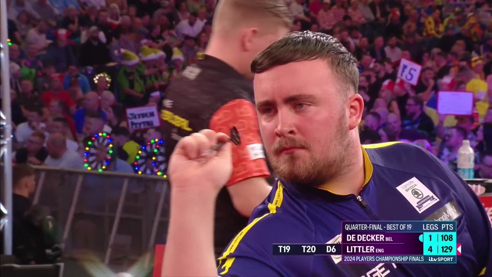 Luke Littler pulled off a hat-trick of bullseye checkouts