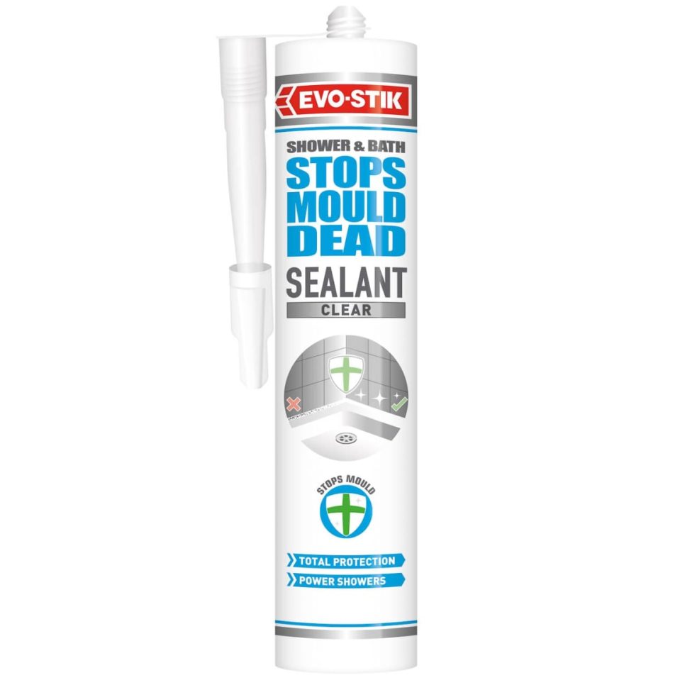 Evo-Stik Stops Mould Dead Sealant is selllig at a 50 per cent discount at B&M