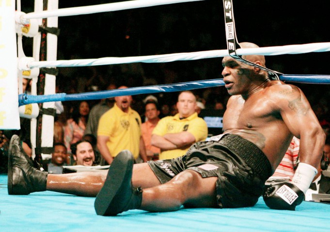 Tyson was floored by the Irishman who scored a shock victory