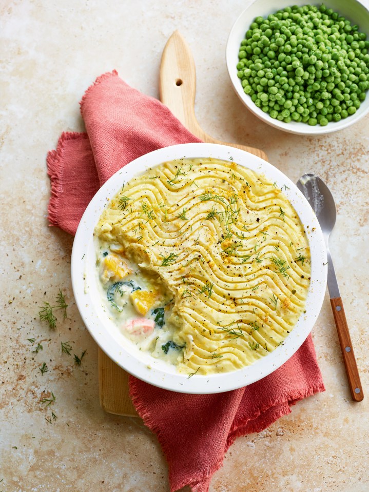 Making fish pie from scratch in the microwave saves a whole lot of bother, especially if you use frozen mashed potatoes