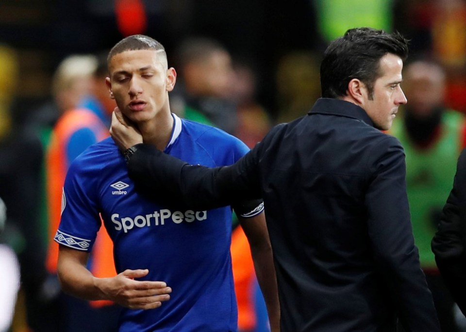 At Everton things didn't go to plan for Marco Silva