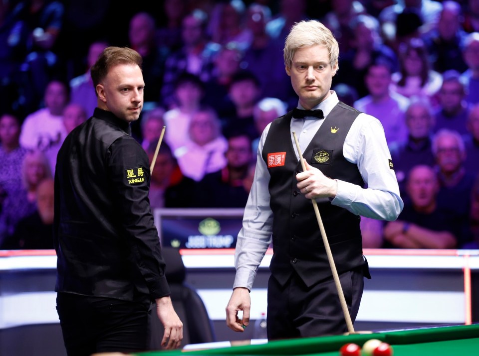 Both Judd Trump and Neil Robertson were left frustrated and disappointed with playing conditions at the UK Championship after their first round clash