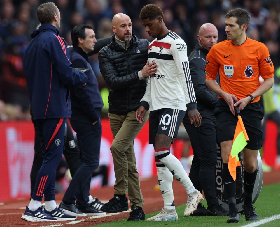 Rashford didn't seem to be enjoying his football during the final 12 months of Ten Hag's reign