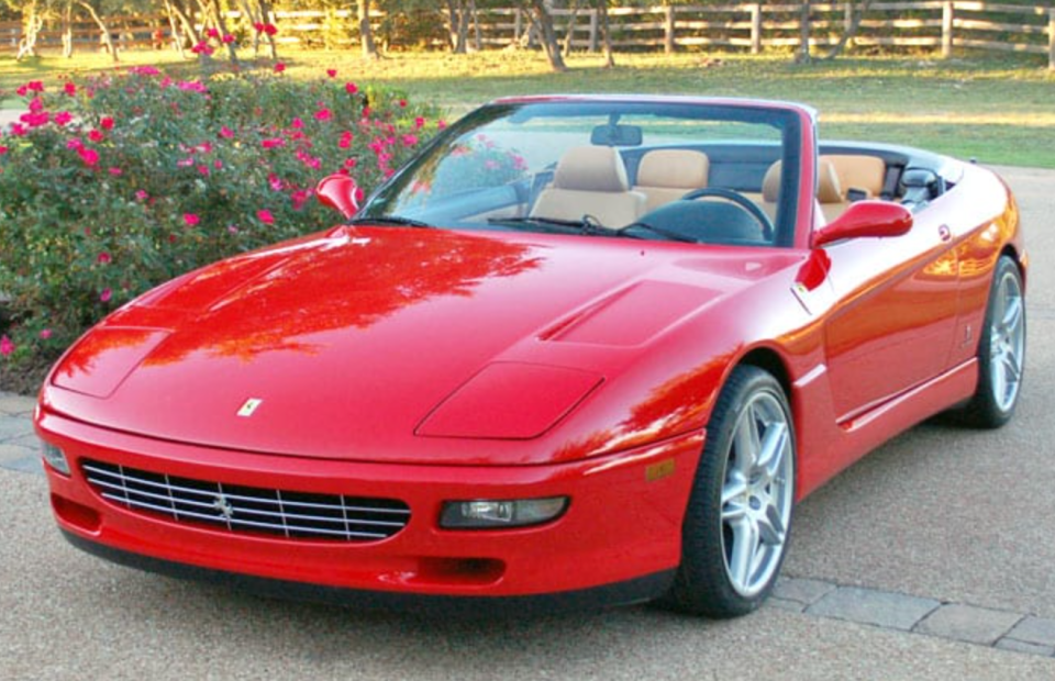 A rare 456 GT Spyder was also an impulse purchase by Tyson