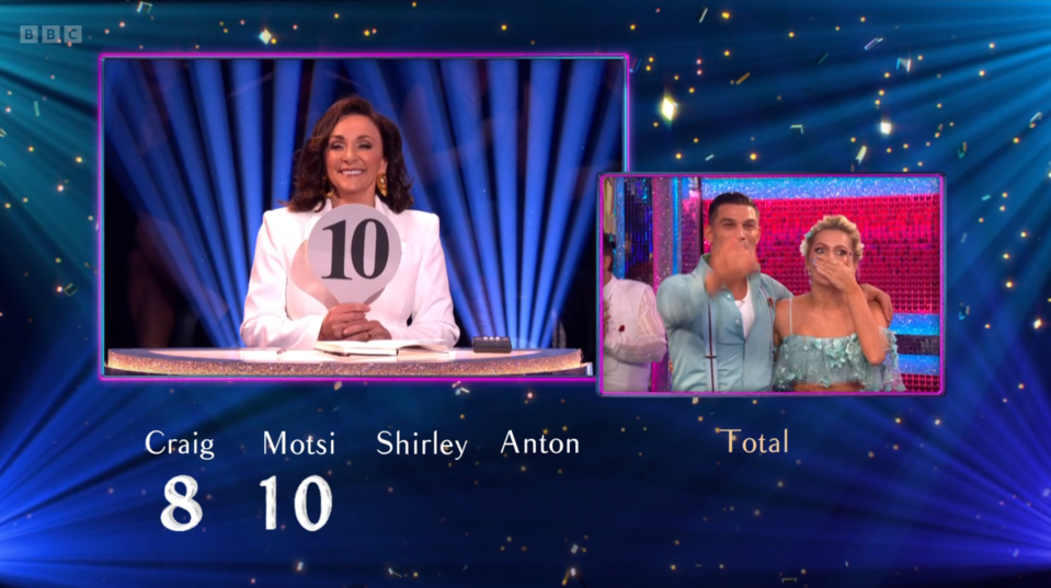 Head judge Shirley Ballas decided to give Tasha the highest score