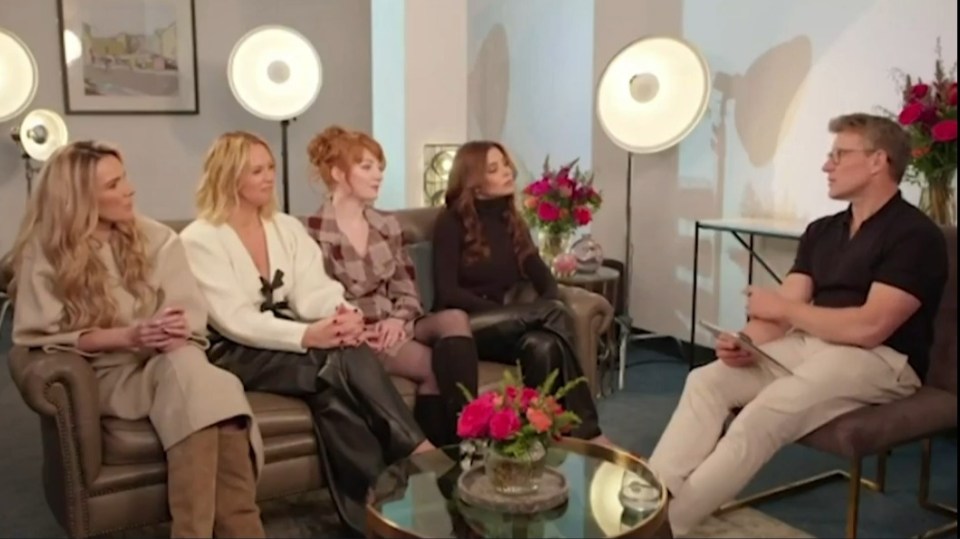 Cheryl and her Girls Aloud bandmates gave a special interview with ITV's Ben Shephard