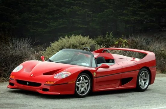 After Tyson beat Frank Bruno he bought two Ferraris, including this F50