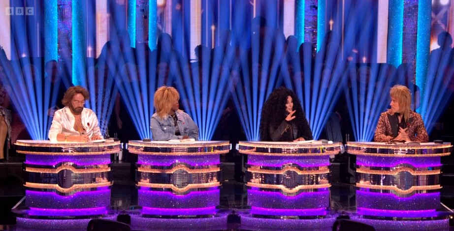 The judges were stingy on their scores for Jamie's samba