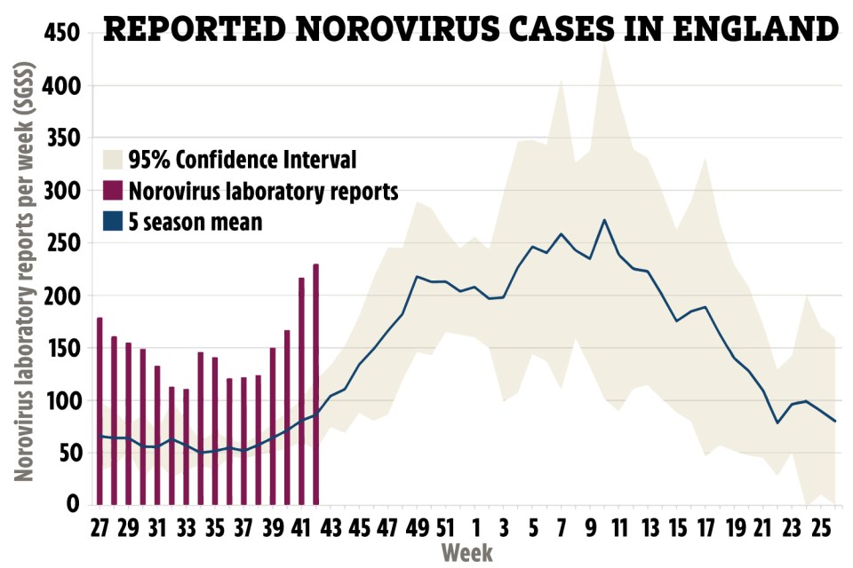 Cases rose by 41 per cent between October 7 and 20