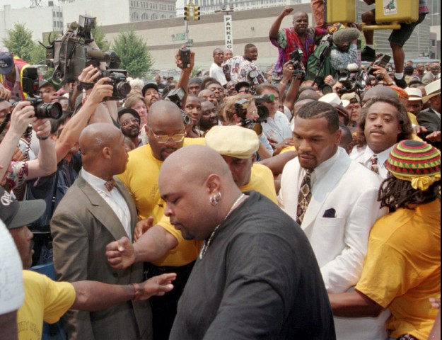 Wherever Tyson went, huge crowds followed him, especially in Harlem