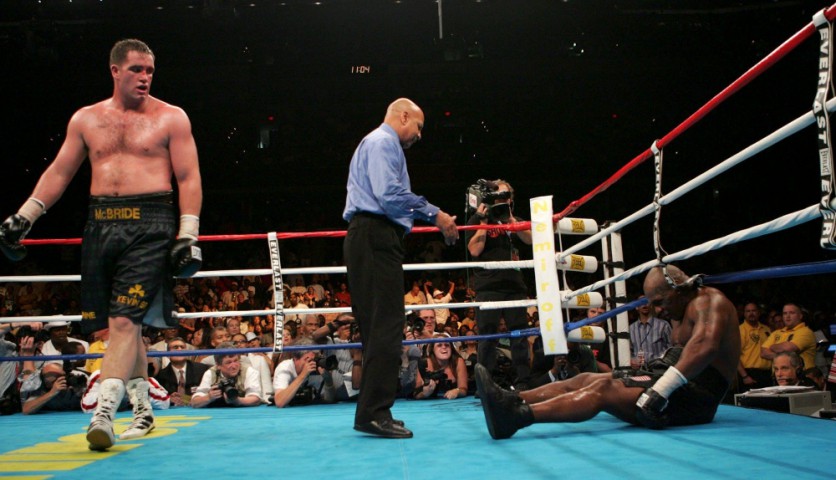 Journeyman McBride was paid $150,000 for his fight against Tyson at the MCI Center in Washington DC