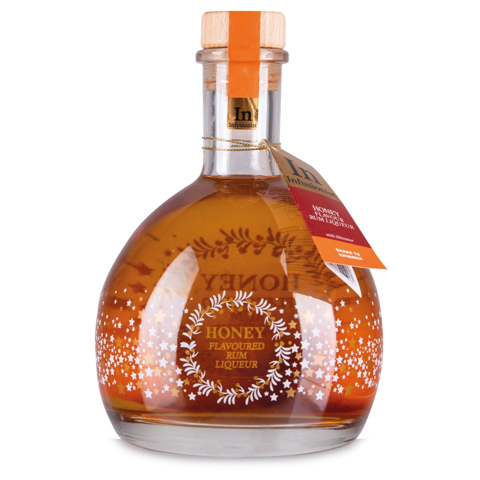 Aldi's Honey Flavour Rum Liqueur features notes of honeycomb