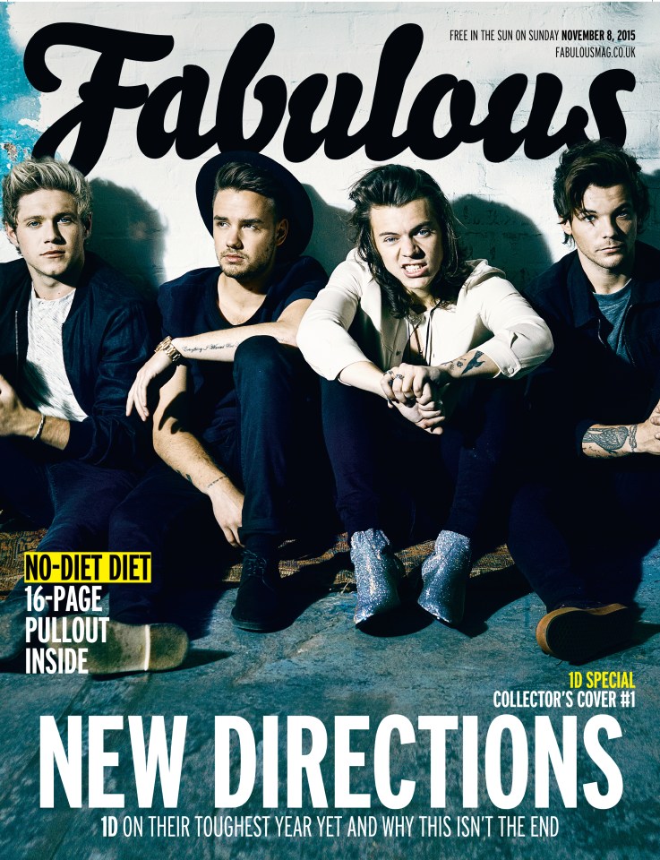 We shot our final One Direction cover shoot in 2015 - just before the band split - minus Zayn who had already quit