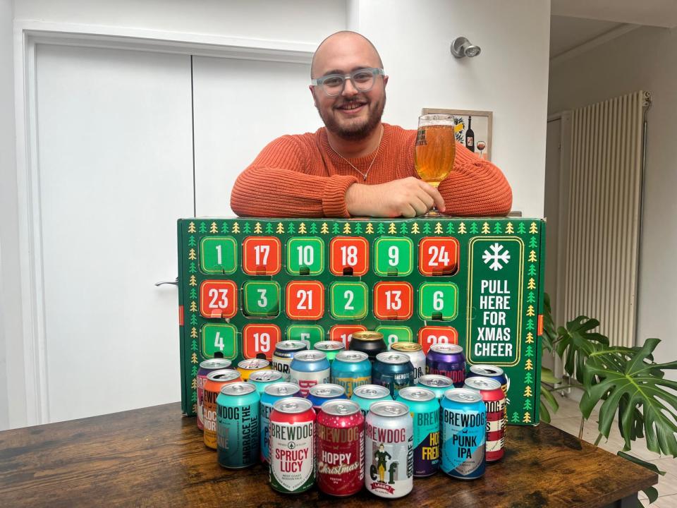 I had the enviable job of making my way through the Brewdog Advent calendar