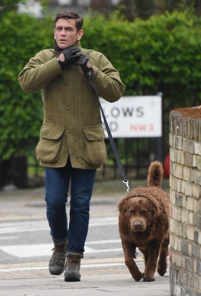 EastEnders hardman Scott Maslen is accused of beating up a dog walker in a row over poo