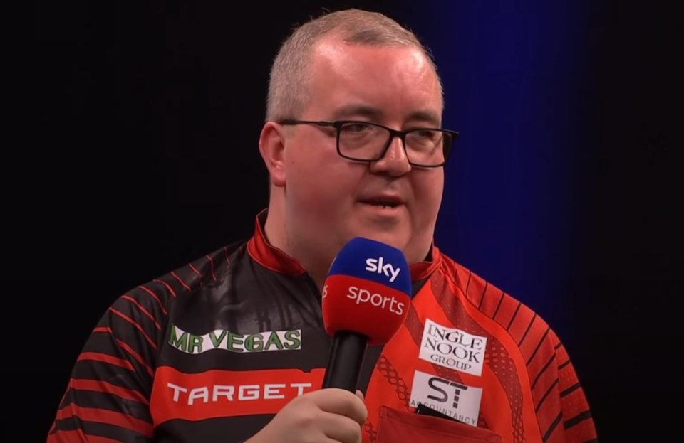 Stephen Bunting gave an honest interview following his win at the Grand Slam of Darts