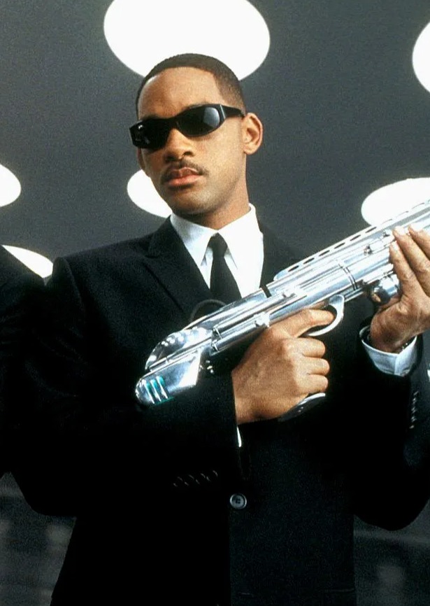 He was parodying Agent J from Men In Black, played by actor Will Smith