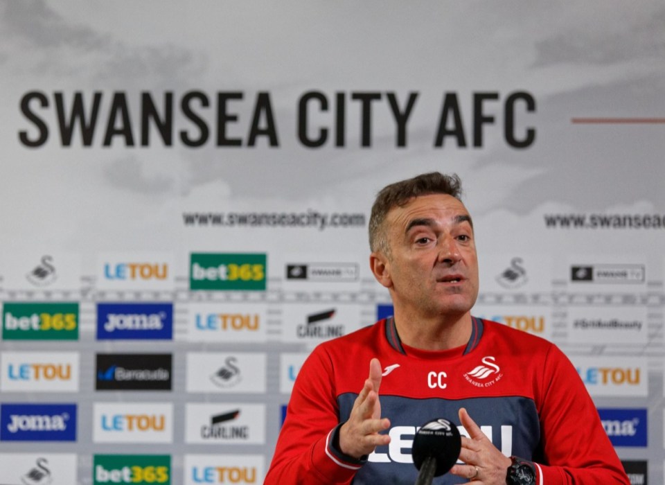 Carlos Carvalhal was brought into Swansea to save them from relegation