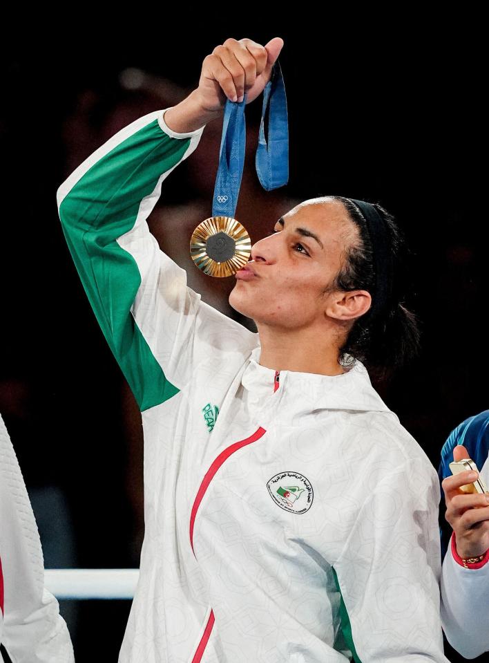 According to leaked reports, gold medalist Imane Khelif is allegedly a "biological male"