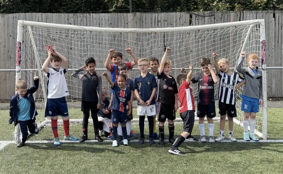 Around 110 children received sports coaching thanks to The Sun's grant