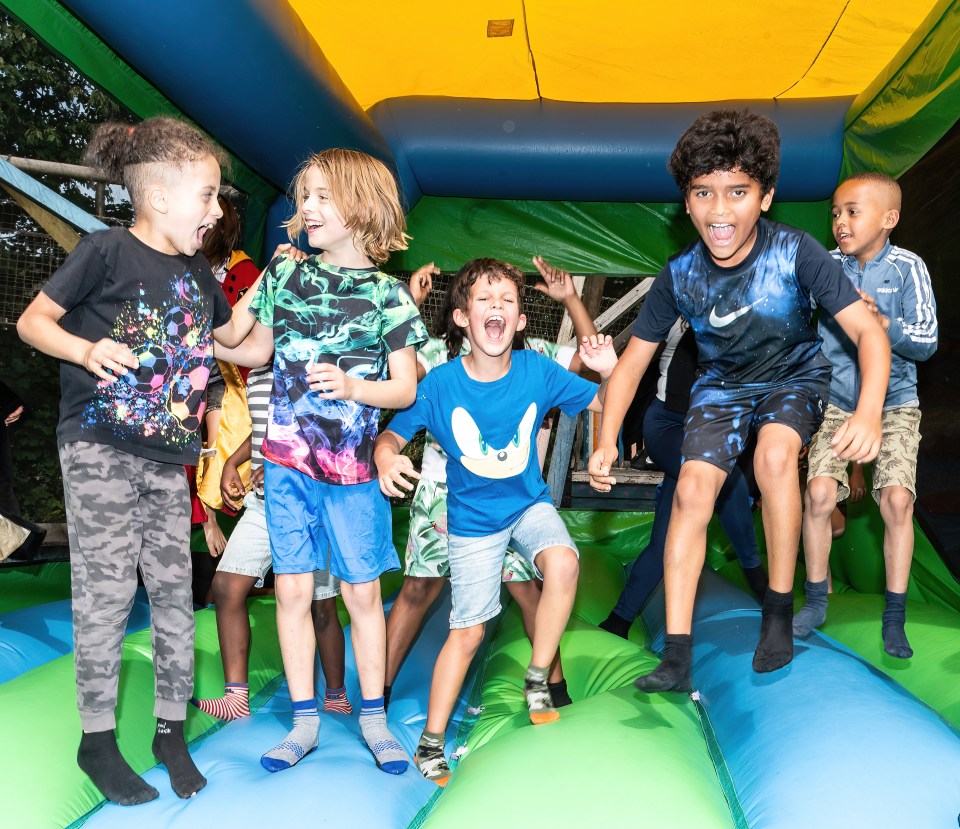 Kids in London enjoyed slime workshops and go-kart building and racing