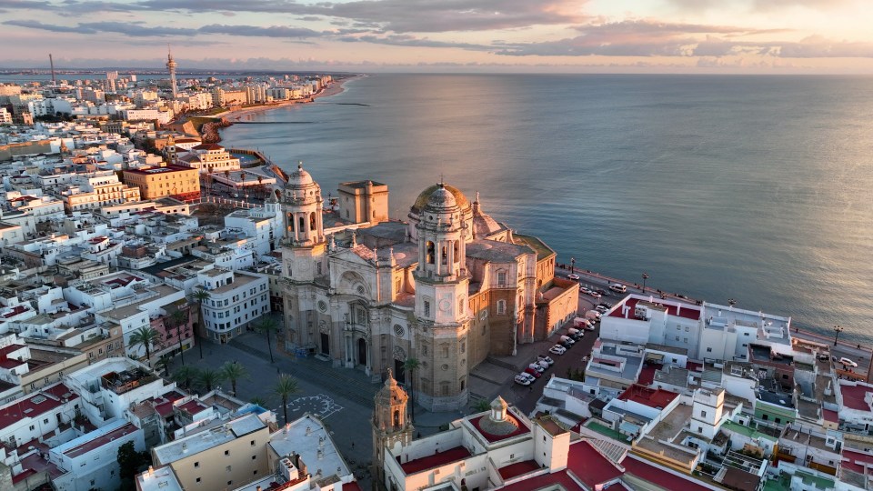 The historic Cadiz Cathedral in Spain