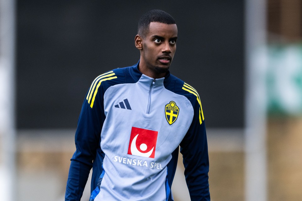 Alexander Isak admitted he was 'worried' by the bad weather