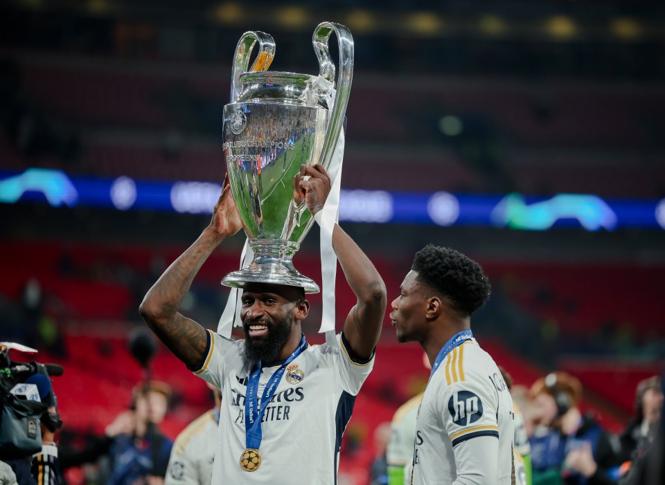 Antonio Rudiger won his second Champions League title with Madrid in May