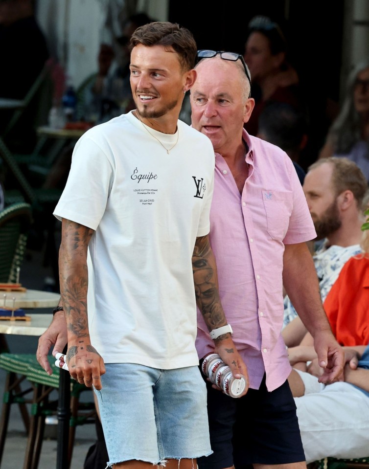 Arsenal FC English footballer Ben White is seen holding some Pablo Snus Strawberry Cheesecake nicotine pouches in June 2024