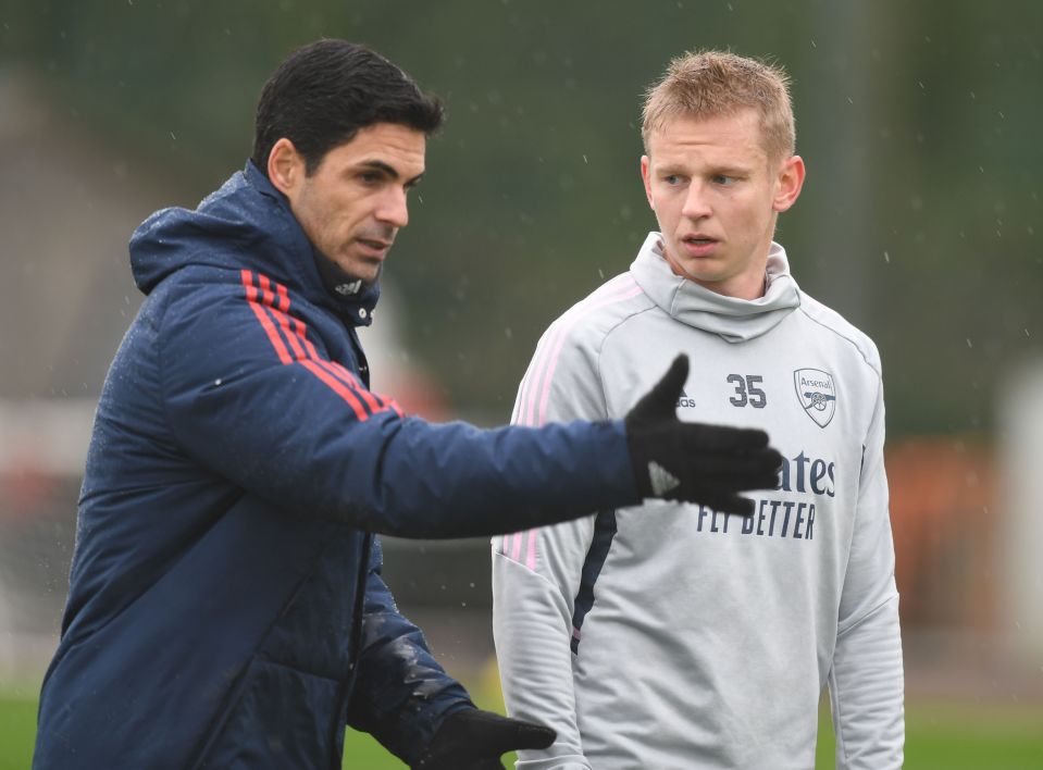 Oleksandr Zinchenko revealed a devious Mikel Arteta tactic