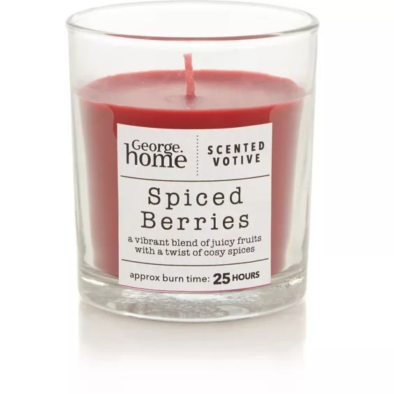 a george home scented votive candle with spiced berries