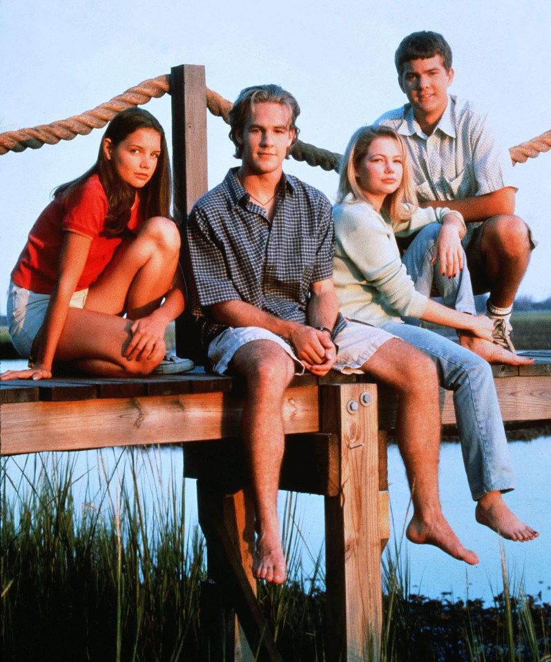 Dawson's Creek fans have rallied around James (centre)