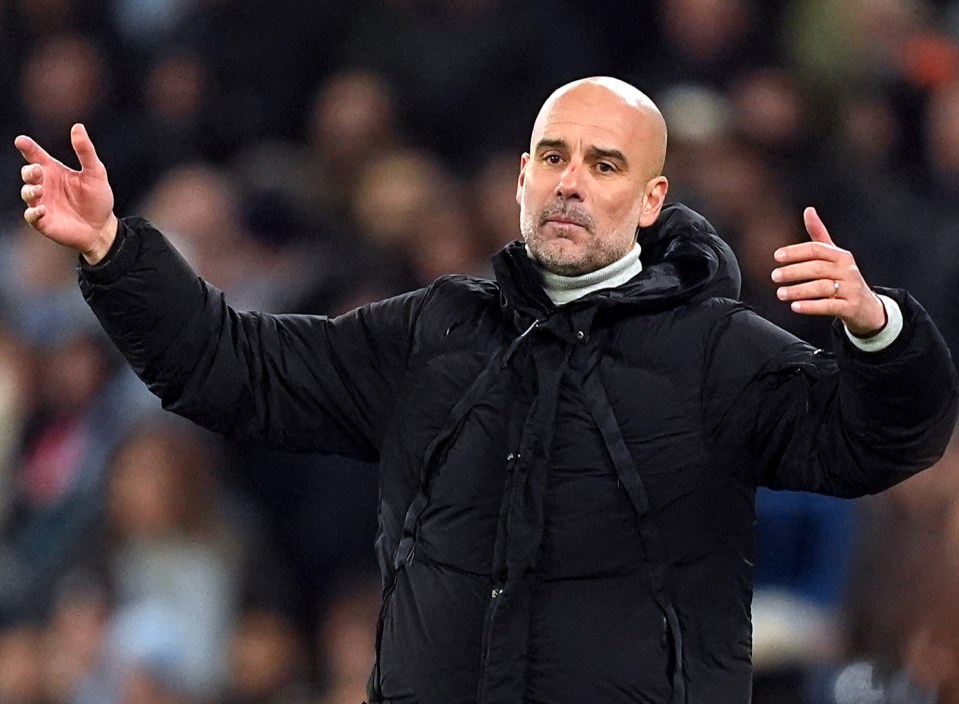 Manchester City manager Pep Guardiola during the UEFA Champions League, league stage match at the Etihad Stadium, Manchester. Picture date: Tuesday November 26, 2024. PA Photo. See PA story SOCCER Man City. Photo credit should read: Martin Rickett/PA Wire. RESTRICTIONS: Use subject to restrictions. Editorial use only, no commercial use without prior consent from rights holder.