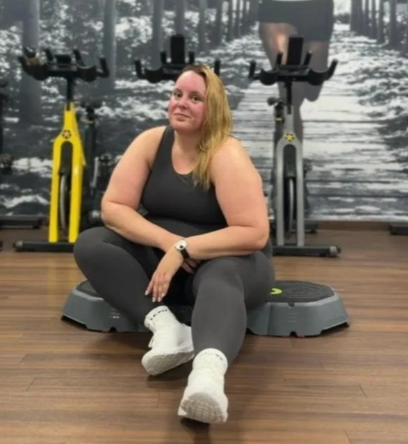 Rhiannon Dudzik, 34, has had an on-and-off relationship with the gym for as long as she can remember