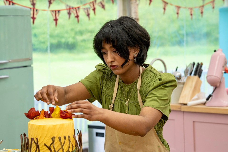 Sumayah was the latest baker to leave the tent