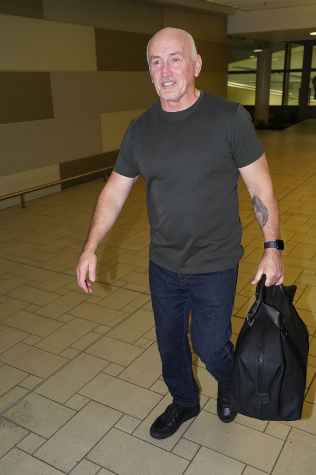 Barry McGuigan landed at Brisbane Airport today