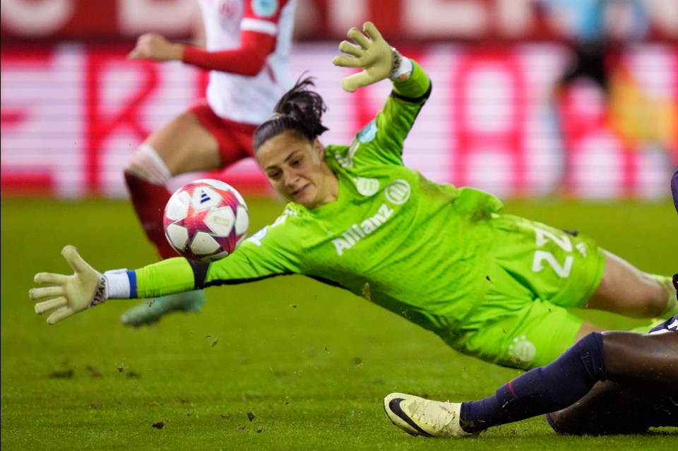 Grohs is in her third season as Bayern's first-choice stopper