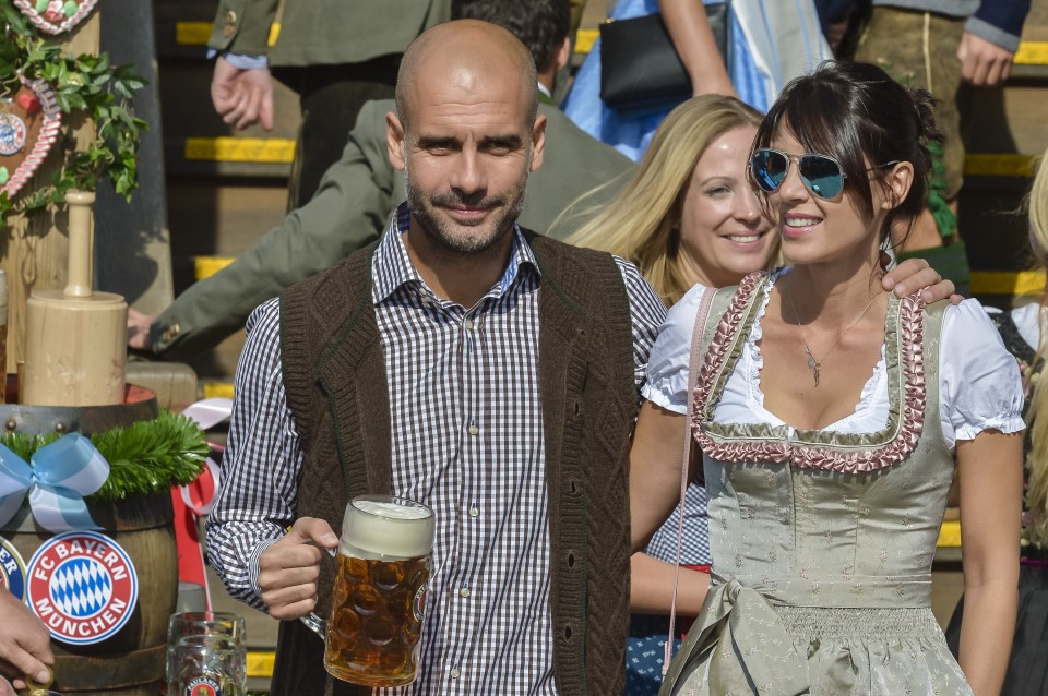 Guardiola and Cristina met when they were teenagers at her family's fashion boutique