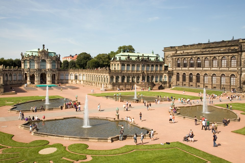 The German city is home to several palaces, including the Zwinger Palace (pictured), which houses several museums