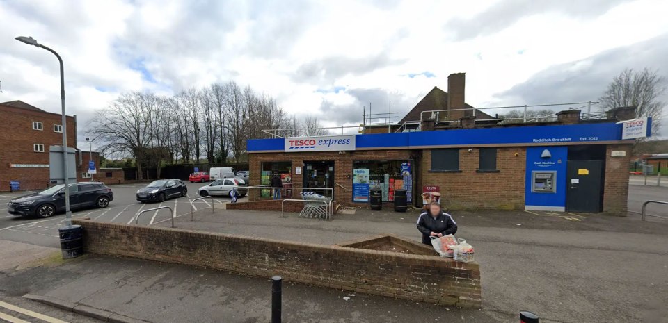 The Tesco Express in Redditch