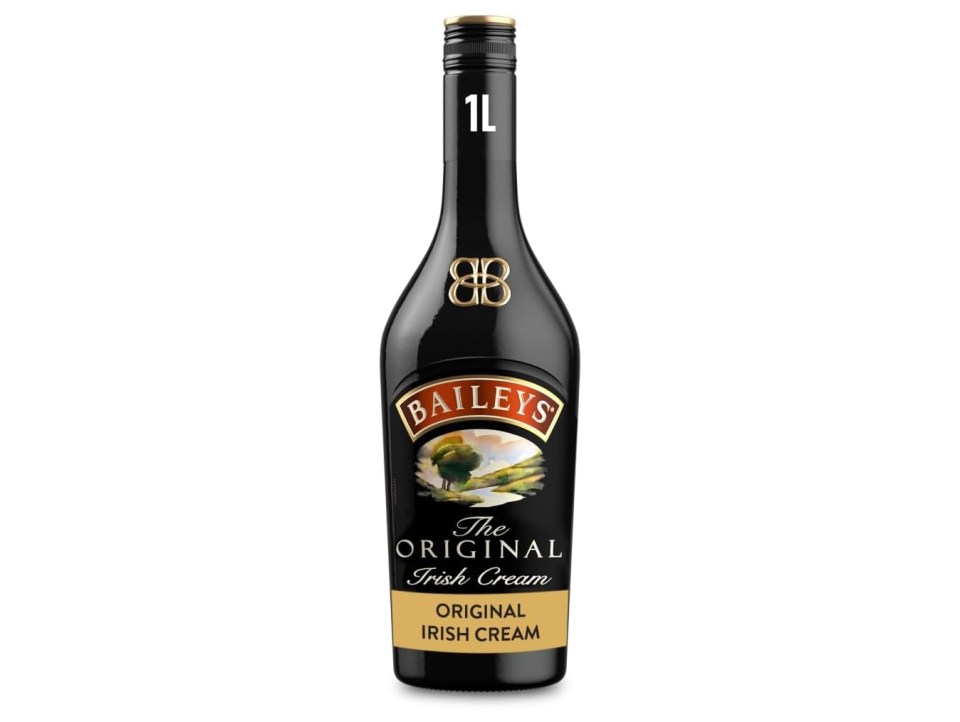 One-liter bottle of Baileys Original Irish Cream.