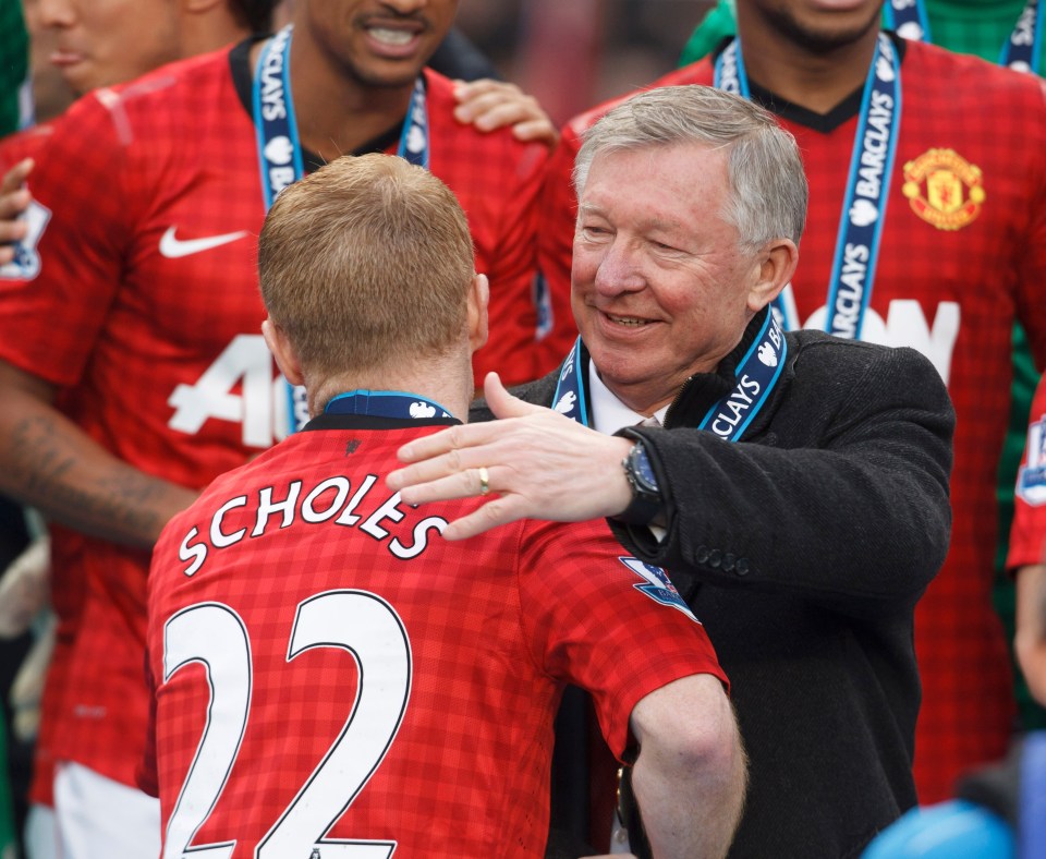 Ferguson asked Scholes to come out of retirement in January 2012