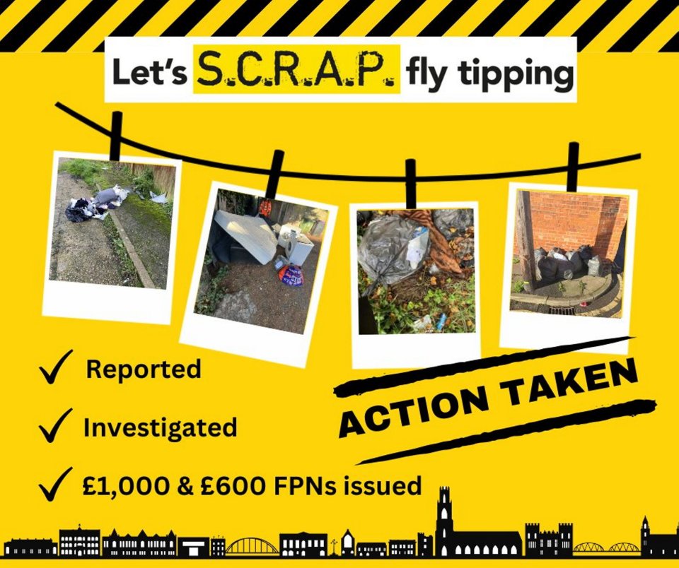 The council has vowed to crack down on fly tipping