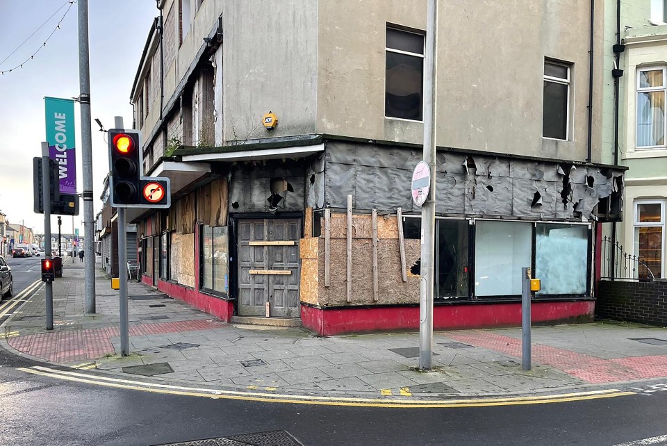 Streets are full of closed and boarded-up shops