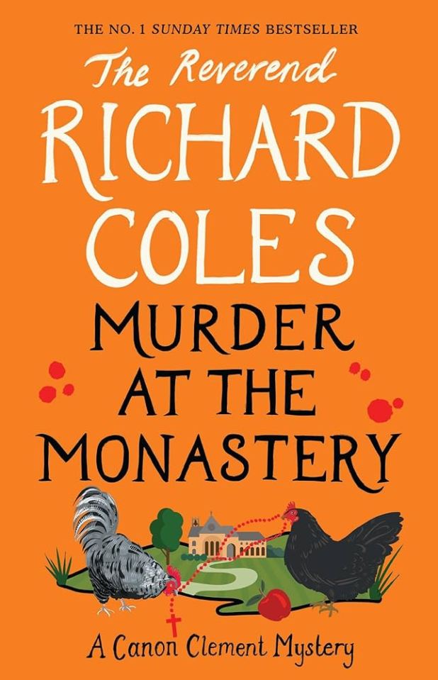 the cover of the book murder at the monastery by richard coles